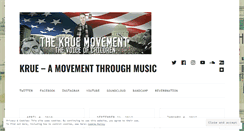 Desktop Screenshot of kruemusic.com